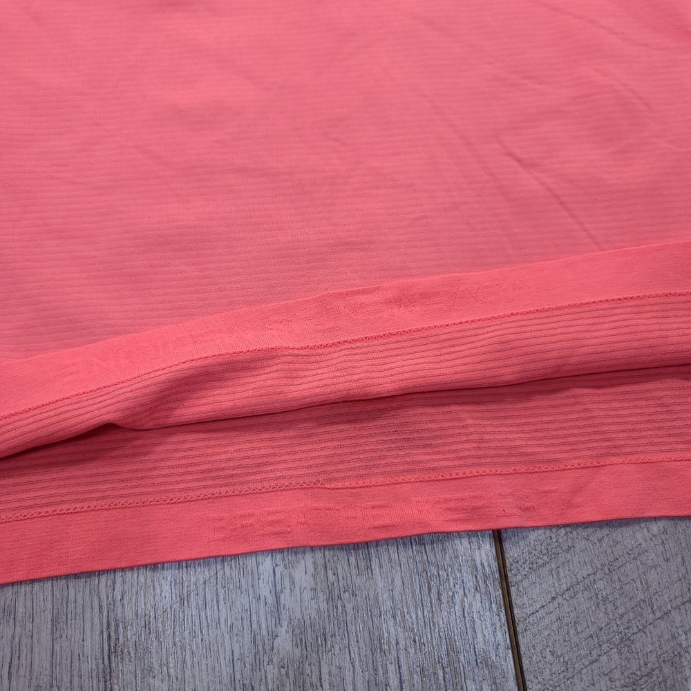 Lululemon Swiftly Tech Long Sleeve Crew Women Size 20 Coral Pink Running Top - Picture 8 of 9